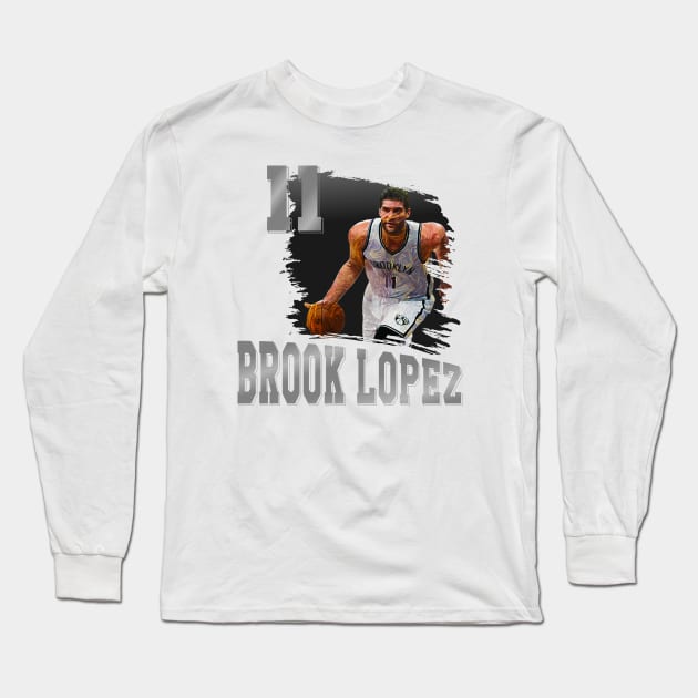 Brook lopez || 11 Long Sleeve T-Shirt by Aloenalone